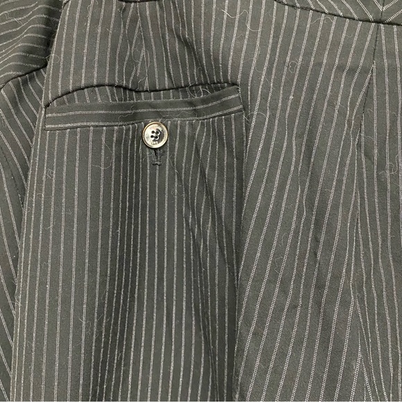 Michael Kors Women's Pants Slacks Black Pin Stripe SZ 18W Dress Pants - Picture 5 of 7